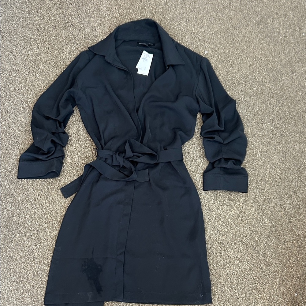Banana Republic Classic Black Long Sleeve Dress